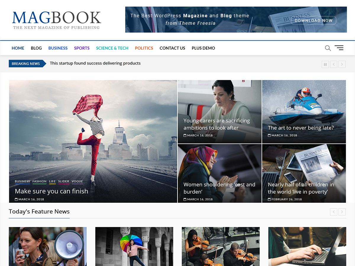 Best Free WordPress Magazine Themes 2019 Magbook